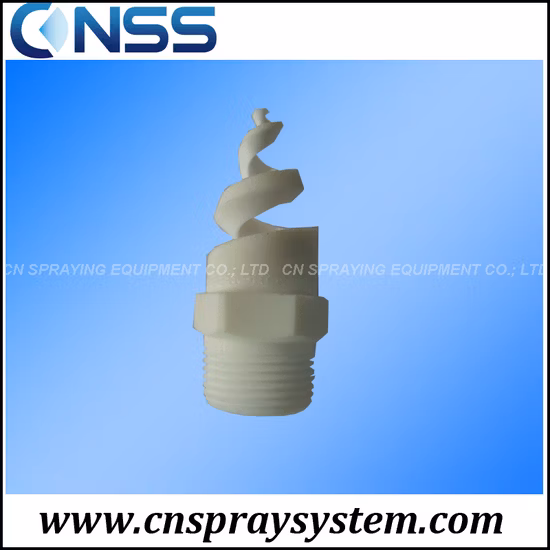 먼지 억제를 위한 원형 스프레이 기능이 있는 PTFE 나선형 노즐